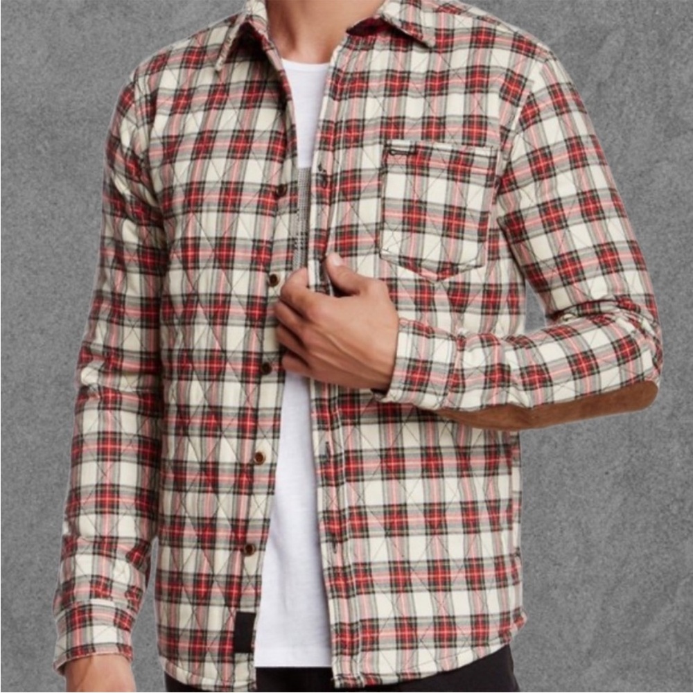 Cohesive & Co Men’s Corri Plaid Button Front Jacket Shacket Size Medium